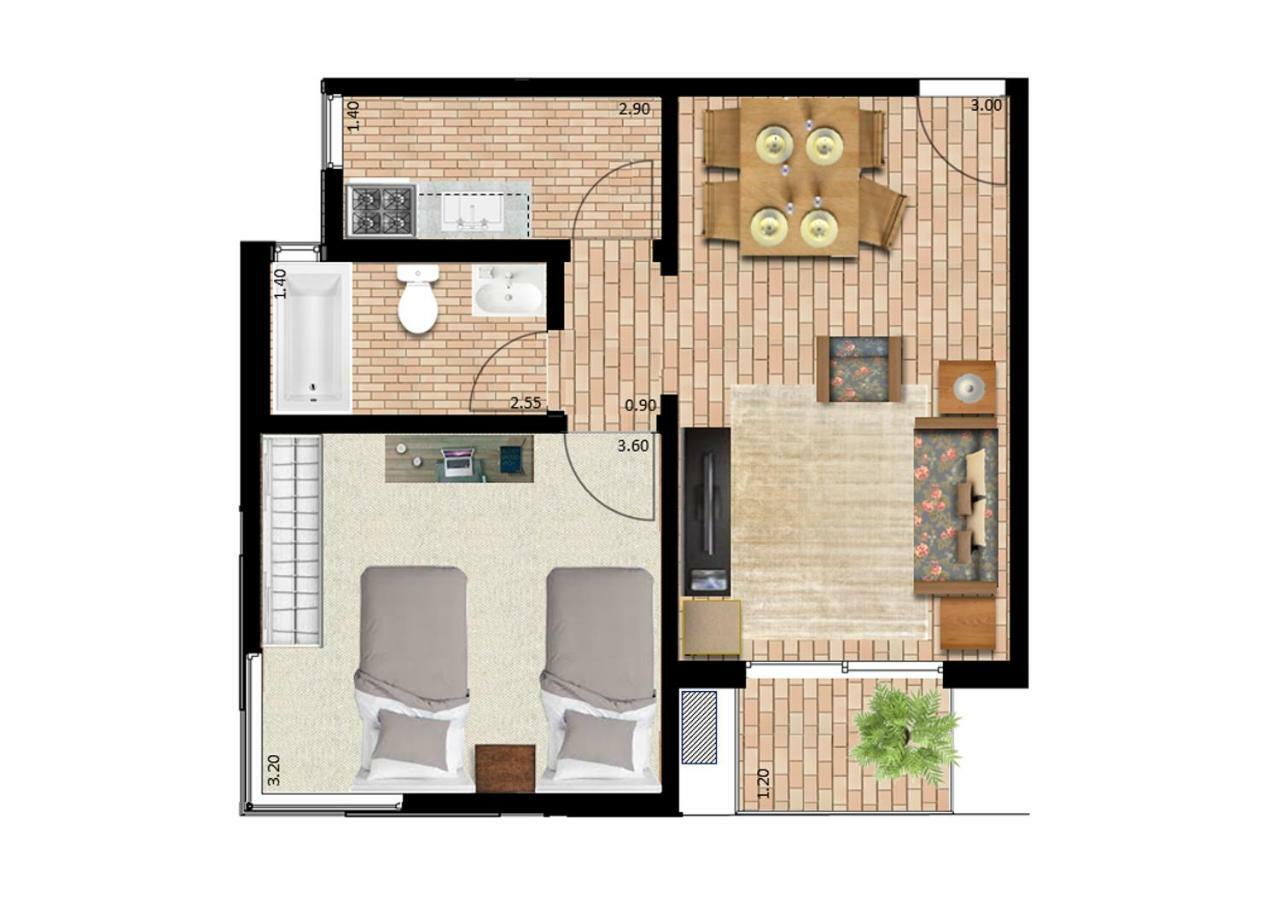 Alameda Apart Hotel São Paulo Eksteriør billede